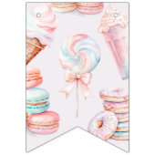 Süßes ein Eis Geburtstag Wimpelkette (Erste Fahne)