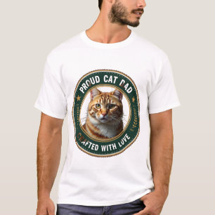 Süßes einfaches Design, benutzerdefinierter Katzen T-Shirt