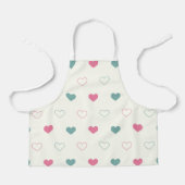 Süßes einfaches Herz-Muster Schürze (Vorderseite)