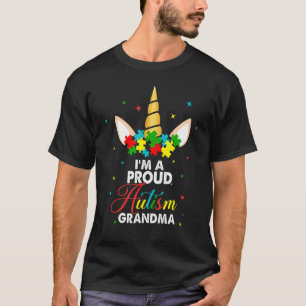 Süßes Einhorn Ich bin eine stolze Autismus-Oma Aut T-Shirt