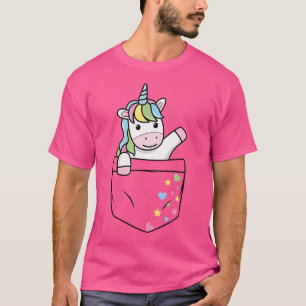 Süßes Einhorn in meiner Tasche Farbige Pastell Mag T-Shirt
