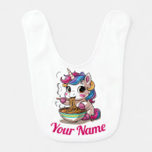 Süßes Einhorn isst Ramen - personalisierbares