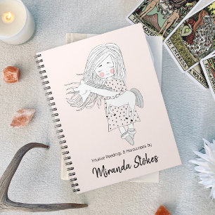 Süßes Einhorn Magie Intuitive Lesungen Rosa Notizblock