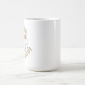 Süßes Einhorn-Mug-Design "Wunder geschieht"  Kaffeetasse (Mittel)