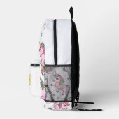 Süßes Einhorn Regenbogen Bedruckter Rucksack (Rechts)
