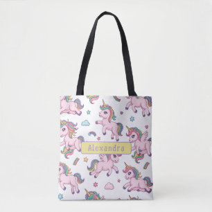 Süßes Einhorn Regenbogen Tasche