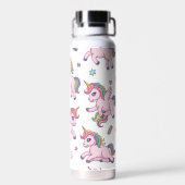 Süßes Einhorn Regenbogen Trinkflasche (Rückseite)