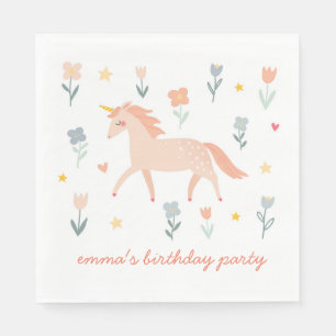 Süßes Einhorn Serviette