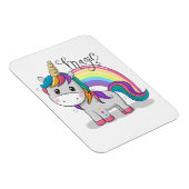 Süßes Einhorn Unicorn mit großen Augen Magnet (Rechte Seite)