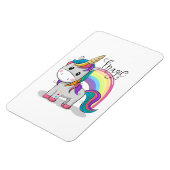 Süßes Einhorn Unicorn mit großen Augen Magnet (Linke Seite)
