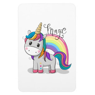 Süßes Einhorn Unicorn mit großen Augen Magnet