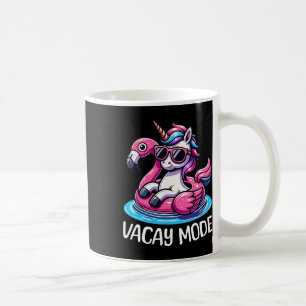 Süßes Einhorn Urlaubsmodus Lustiger Familienurlaub Kaffeetasse