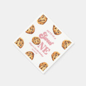 Süßes Einkochen und Milch 1. Geburtstag Party Serviette (Ecke)