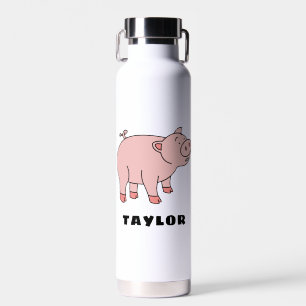 Süßes einzigartiges Schwein-Jungen-Personalisierte Trinkflasche
