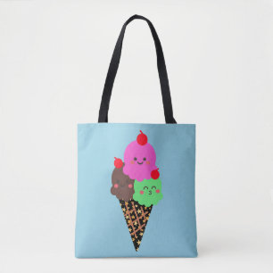 Süßes Eis - Kawaii Weltraumkegel Tasche