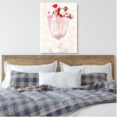 Süßes - Eiscreme - Eiscreme - Eiscreme - Sonnenblu Leinwanddruck (Insitu (Schlafzimmer))