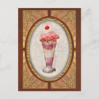 Süßes - Eiscreme - Eiscreme Floß Postkarte