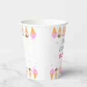 Süßes Eiscreme-Party Pappbecher (Rechts)