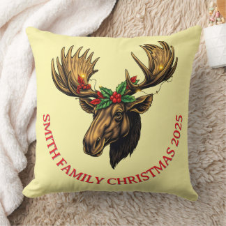 SÜßES ELCH WEIHNACHTS DESIGN Wurfkissen Kissen
