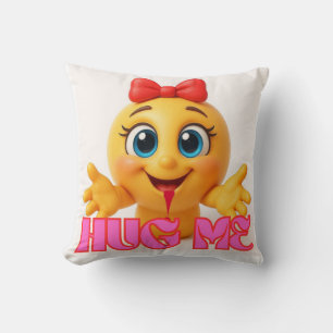 Süßes Emoji-Kissen – Kawaii-Lächeln-Gesicht-Homede Kissen