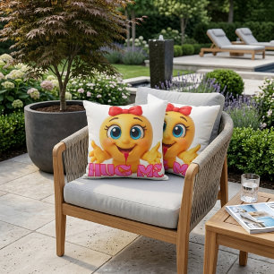 Süßes Emoji-Kissen – Kawaii-Lächeln-Gesicht-Homede Kissen