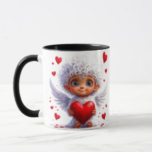💖 Süßes Engel-Herz-Geschenk für den täglichen Geb Tasse