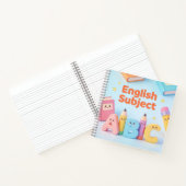 Süßes Englisch-Lernheft ABC Kawaii Notizbuch (Innenseite)