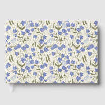 Süßes Erbsenblau und cremefarbenes Cottage-Design