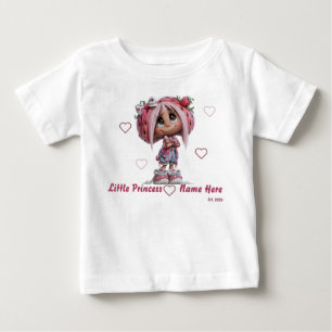 Süßes Erdbeer-Mädchen Baby T-shirt