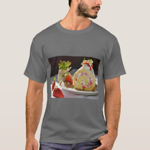 Süßes Erdbeer-Roll-T-Shirt T-Shirt