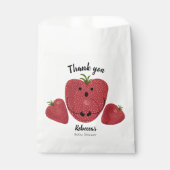 Süßes Erdbeerbaby-Dusche Geschenktütchen (Vorderseite)