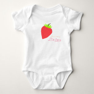 Süßes Erdbeeren-Beeren-Muster Hübsches Frucht-Desi Baby Strampler