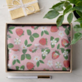 Süßes Erdbeeren Blume Wasserfarben Seidenpapier (Geschenk)