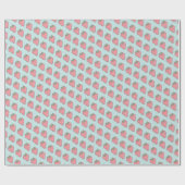 Süßes Erdbeeren Geschenkpapier (Flach)