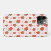 Süßes Erdbeeren & Herz Case-Mate iPhone Hülle (Rückseite (Horizontal))