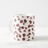Süßes Erdbeeren Kaffeetasse (Vorderseite Links)