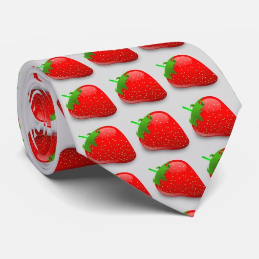 Süßes Erdbeeren Krawatte (Gerollt)