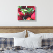 Süßes Erdbeeren Leinwanddruck (Insitu (Schlafzimmer))