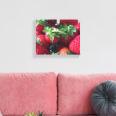 Süßes Erdbeeren Leinwanddruck (Insitu (Wohnzimmer))