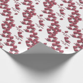 Süßes Erdbeeren Personalisiert Geschenkpapier (Ecke)