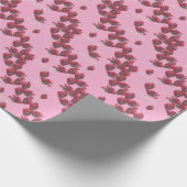 Süßes Erdbeeren Personalisiert Geschenkpapier (Ecke)