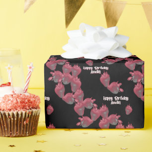 Süßes Erdbeeren Personalisiert Geschenkpapier