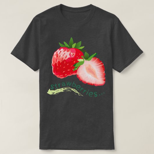 Süßes Erdbeeren T-Shirt (Design vorne)