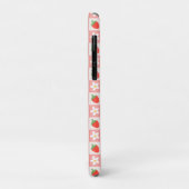 Süßes Erdbeeren und Blume Case-Mate iPhone Hülle (Hinten/Links)