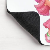 Süßes Erdbeermädchen Chibi Mousepad (Ecke)