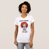 Süßes Erdbeermädchen Kawaii Art T-Shirt (Vorne ganz)