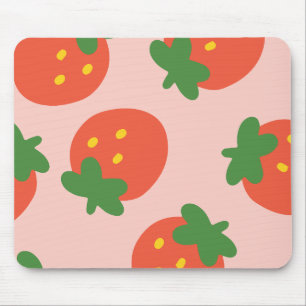 Süßes Erdbeermuster Mousepad