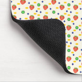 Süßes Erdbeermuster Mousepad (Ecke)