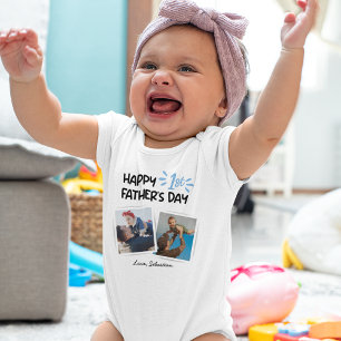 Süßes erstes Vatertags-Baby-Body Baby Strampler