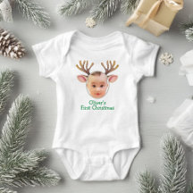 Süßes erstes Weihnachtsbaby-Rentier